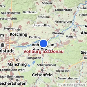 Kartenvorschau Vohburg a.d.Donau