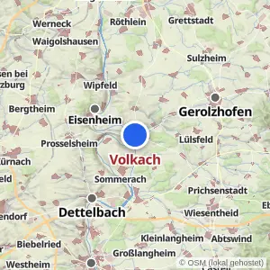 Kartenvorschau Volkach