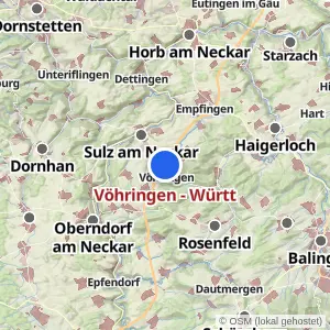 Kartenvorschau Vöhringen - Württ