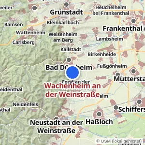 Kartenvorschau Wachenheim an der Weinstraße