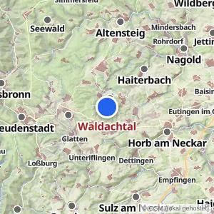 Kartenvorschau Waldachtal