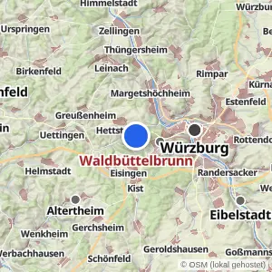 Kartenvorschau Waldbüttelbrunn