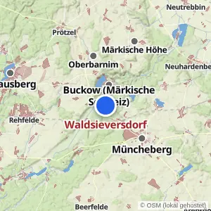 Kartenvorschau Waldsieversdorf