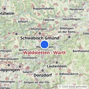 Kartenvorschau Waldstetten - Württ