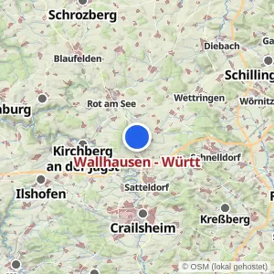 Kartenvorschau Wallhausen - Württ