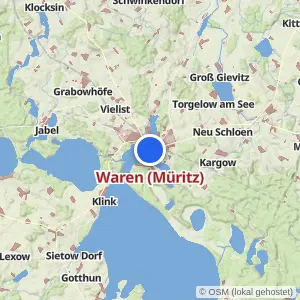 Kartenvorschau Waren (Müritz)