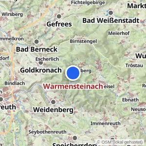 Kartenvorschau Warmensteinach