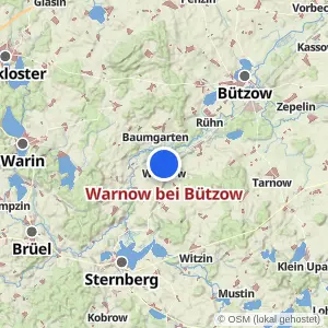 Kartenvorschau Warnow bei Bützow