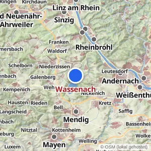 Kartenvorschau Wassenach