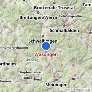Kartenvorschau Wasungen
