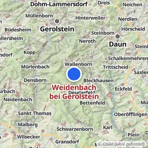 Kartenvorschau Weidenbach bei Gerolstein