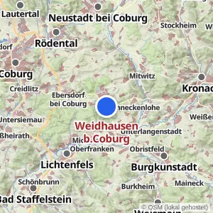 Kartenvorschau Weidhausen b.Coburg