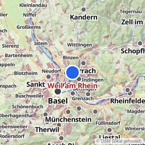 Kartenvorschau Weil am Rhein