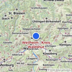 Kartenvorschau Weilheim - Kreis Waldshut