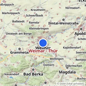 Kartenvorschau Weimar - Thür
