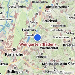 Kartenvorschau Weingarten (Baden)