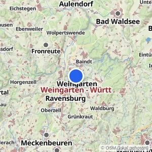 Kartenvorschau Weingarten - Württ
