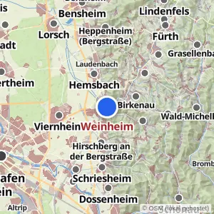 Kartenvorschau Weinheim