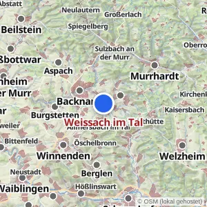 Kartenvorschau Weissach im Tal