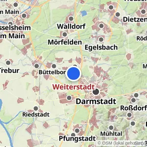 Kartenvorschau Weiterstadt