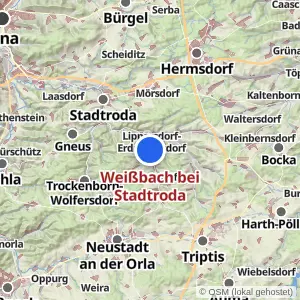 Kartenvorschau Weißbach bei Stadtroda