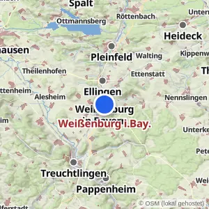Kartenvorschau Weißenburg i.Bay.