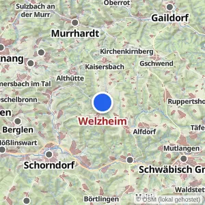 Kartenvorschau Welzheim