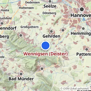 Kartenvorschau Wennigsen (Deister)