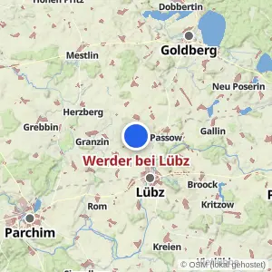 Kartenvorschau Werder bei Lübz