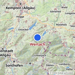Kartenvorschau Wertach