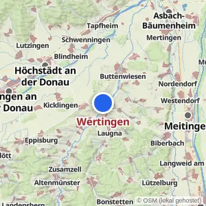 Kartenvorschau Wertingen