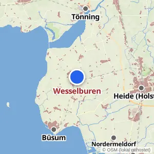 Kartenvorschau Wesselburen