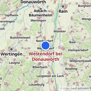 Kartenvorschau Westendorf bei Donauwörth