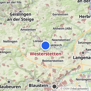 Kartenvorschau Westerstetten