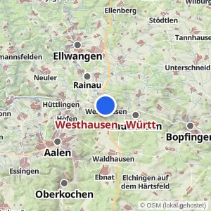 Kartenvorschau Westhausen - Württ