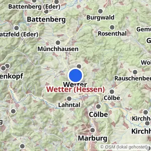 Kartenvorschau Wetter (Hessen)