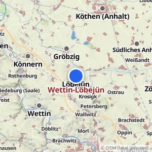 Kartenvorschau Wettin-Löbejün