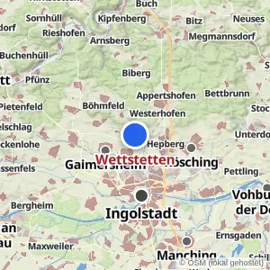 Kartenvorschau Wettstetten