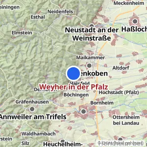 Kartenvorschau Weyher in der Pfalz