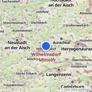 Kartenvorschau Wilhelmsdorf - Mittelfr