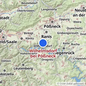 Kartenvorschau Wilhelmsdorf bei Pößneck