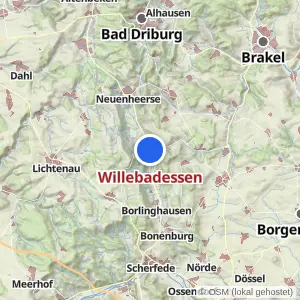 Kartenvorschau Willebadessen