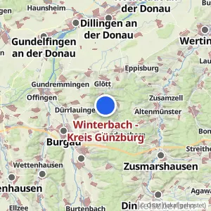 Kartenvorschau Winterbach - Kreis Günzburg