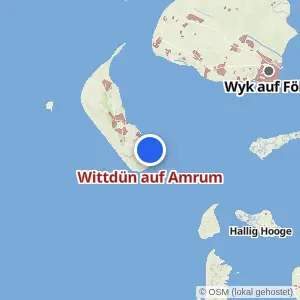 Kartenvorschau Wittdün auf Amrum
