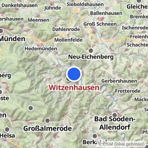 Kartenvorschau Witzenhausen