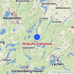 Kartenvorschau Wokuhl-Dabelow