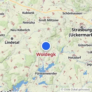 Kartenvorschau Woldegk