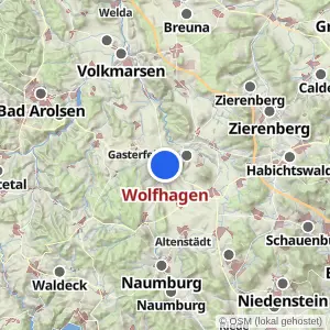 Kartenvorschau Wolfhagen