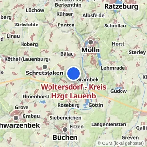 Kartenvorschau Woltersdorf - Kreis Hzgt Lauenb