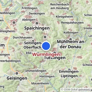 Kartenvorschau Wurmlingen